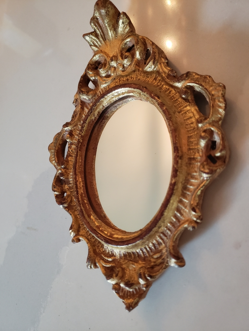 Vintage Small Mirror, Florentia,Italy - Picture 3 of 6